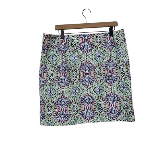 Talbots Multicolor Patterned Skirt - Picture 4 of 6